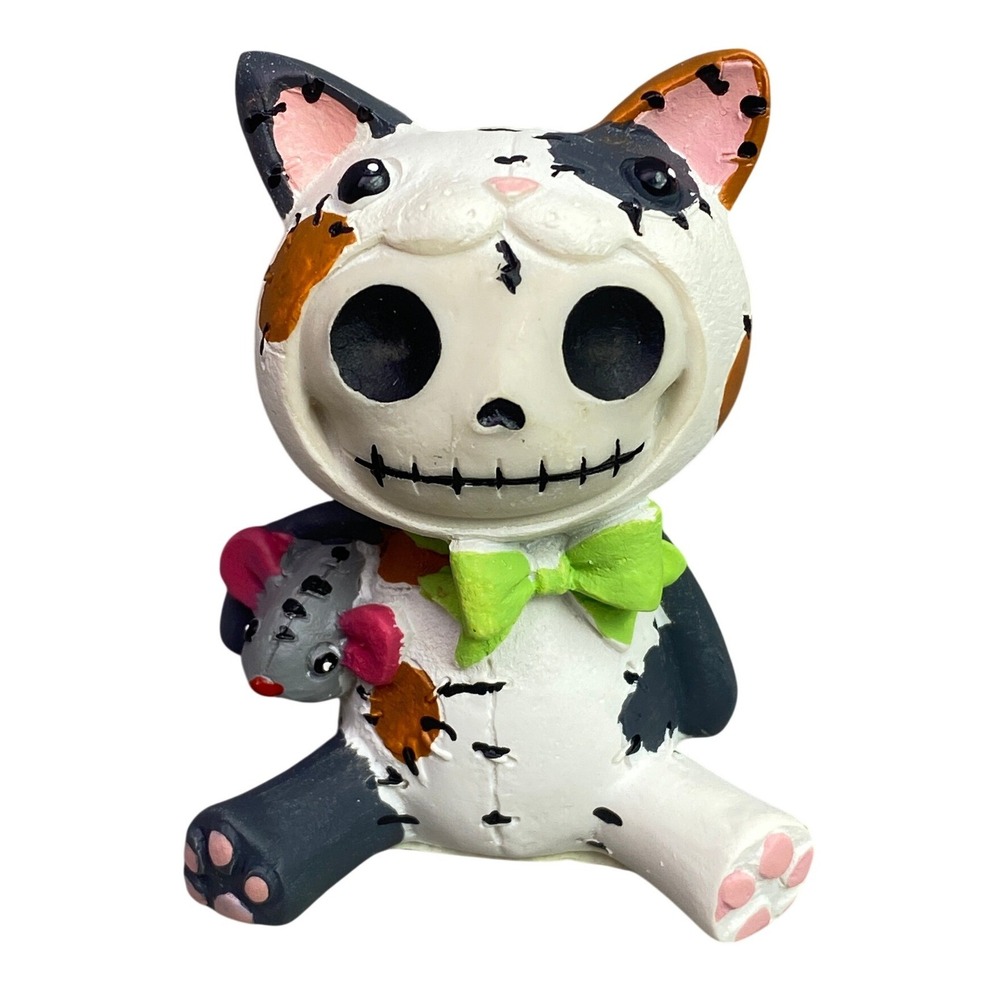 Furrybones Figurine Calico Mao Mao Skeleton Cat Collectible‎ Decor Gothcore NIB